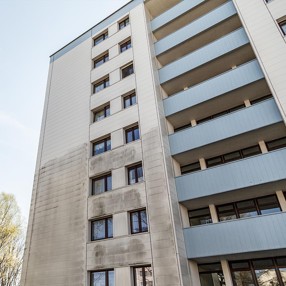 Metallfassade Fassadenreinigung