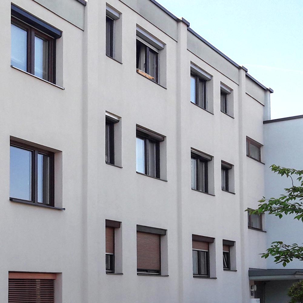 Fassade mit Schimmel nachher